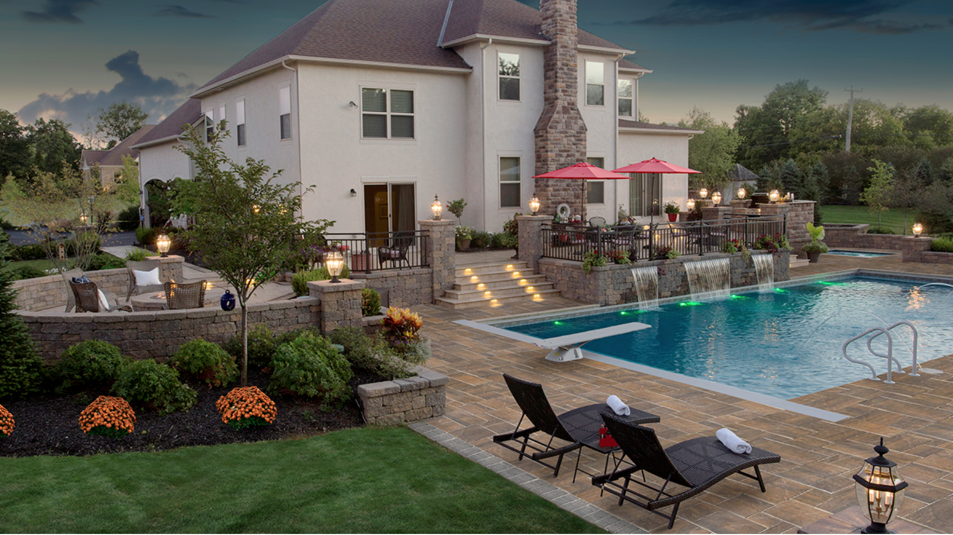 Clearwater Group project — outdoor living area